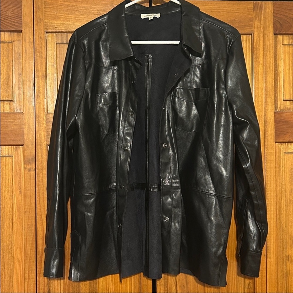 Another Love Sleek Black Blouse Or Jacket